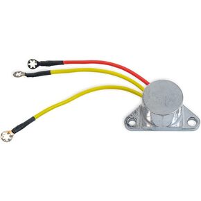 Outboard Rectifier 3 Wires Fits for 1980-2001 Johnson Evinrude 15 60 65 75 85 88 9.9 90 100 110 112 115 140 150 175 200 235 HP, Voltage Marine Regulator 18-5708 583408 582399 580795 581603