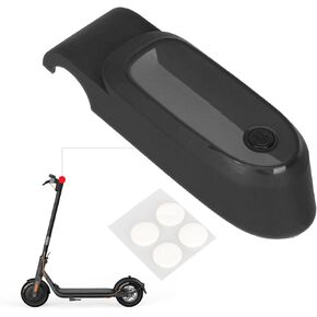 LUCK4U Waterproof Dashboard Cover Shell for Ninebot Scooter Silicone Protective Case Accessories for Segway Ninebot F20 F25 F30 F40 Electric Scooter black