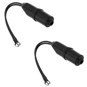 Haidong TV Antenna Connectors Coaxial Cable Matching Transformers 300 Ohm to 75 Ohm Coaxial Cable Matching Transformers UHF/VHF/FM Model TV Converter-2PCS