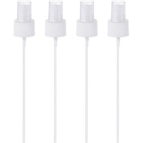 PATIKIL Spray Bottle Top, 4 Pack Sprayer Replacement Pump Plastic for Essential Oil Bottles, White