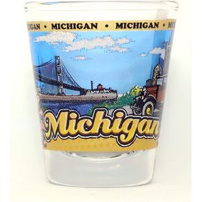 Michigan State Wraparound Shot Glass