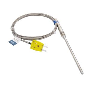Thermistor K-Type Probe Thermocouple Sensor & Meter Temperature Controller, 100mm/4" Long Probe Thermocouple Temperature Range from 0 to 600 °CMT-205-C-5X100X2