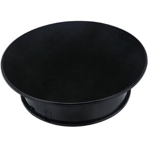 Black Velvet Top Rotating Display Stand, Spinning Display Stand, Rotating Display for Jewelry Model Hobby Collectible Product and Other Small Stuff