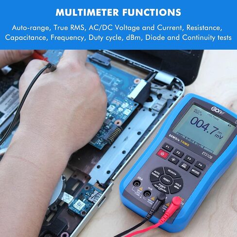 EONE ET310B Bluetooth Oscilloscope Multimeter, Connectable to Android Phone, Handheld Digital Oscilloscopes Kit DSO+DMM, 80M Sampling 20MHz Bandwidth, Auto Waveform Capture in Saudi Arabia