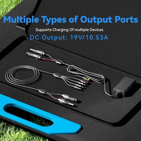 40W Portable Solar Panels with USB QC3.0(Support Fast Charging), 21V DC Output Port, Waterproof Solar Panels Charger, Foldable Solar Panel for Power Bank, Laptop,Cell Phone, Camping, Hiking in Saudi Arabia
