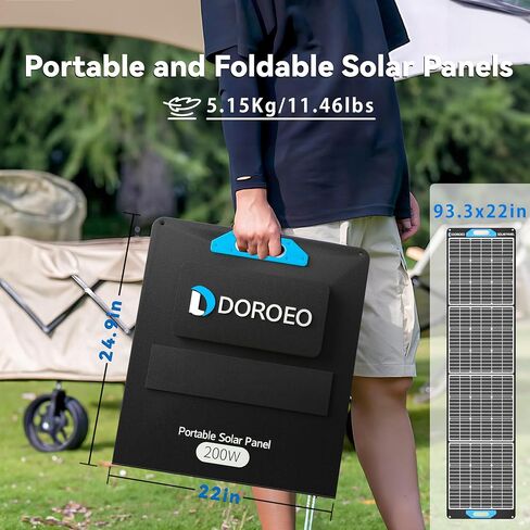 40W Portable Solar Panels with USB QC3.0(Support Fast Charging), 21V DC Output Port, Waterproof Solar Panels Charger, Foldable Solar Panel for Power Bank, Laptop,Cell Phone, Camping, Hiking in Saudi Arabia