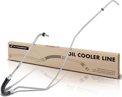 A-Premium Automatic Transmission Oil Cooler Line Hose Assembly Compatible with Chevrolet Express 2500 3500 GMC Savana 2500 3500 2006-2009 6.6L in Saudi Arabia