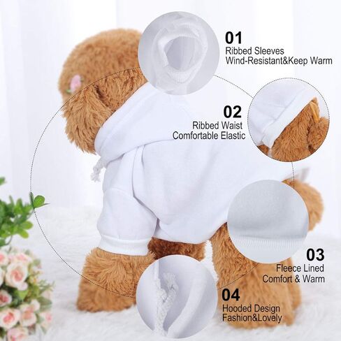 uxcell Pet Dog Hooded Hoody Sweatshirt Clothes Cotton Apparel Puppy Cat Winter/Spring/Fall Costume Outfits Fleece Warm Coat Black XS in Saudi Arabia