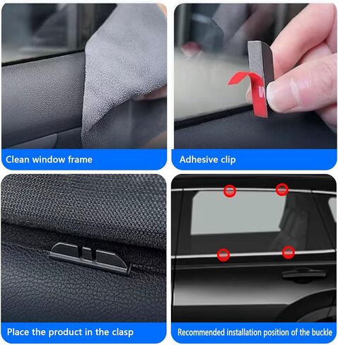 عبوتان من مظلات الشمس لنافذة السيارة لسيارة Honda HRV 2023 2024 - حاجز ظل الشمس أو ظل النافذة الجانبية للسيارة للتخييم والقيلولة والنوم والرضاعة الطبيعية in Kuwait