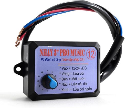 FARBIN Loud Car Horn with 12-Tone Controller 12v Motorcycle Horns High Tone/Low Tone Metal Twin Horns Kit with Protective Grill Universal Electric Horns for Truck Car Motorcycle in Kuwait