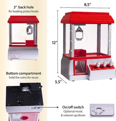 ماكينة مخلب الحلوى | آلة مخلب اللعبة | آلة المخلب | آلة المخلب الصغيرة | ماكينة مخلب الاطفال | لعبة المخلب الصغير | آلة لعبة المخلب | آلة المخلب للأطفال | آلة مخلب الممرات | لعبة المخلب in Kuwait
