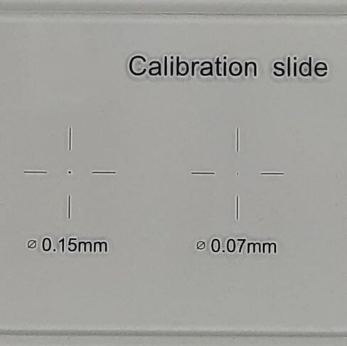 zhako High Precision Ocular Micrometer Microscope Stage Micrometer Calibration Slide with 5-Scales and 0.01mm Multifunctional Reticle Calibrating Ruler in Saudi Arabia