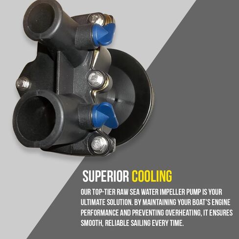 مضخة دافعة لمياه البحر الخام مع بكرة مثبتة لـ Mercury Mercruiser 4.3، 5.0، 5.7، 6.2 L، 8M0137216، 46-8M0118067، 46-862914T10، 46-862914T3، 46-8M0122655 4.3l 5.0l 5.7l 350 ماج برافو in Kuwait