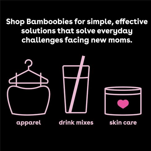 Bamboobies Disposable Nursing Pads for Breastfeeding & Sensitive Skin, Super-Absorbent Milk Proof Pads, Perfect Baby Shower Gifts, 60 Count in Saudi Arabia