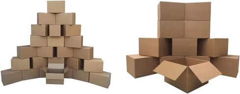 مجموعة الصناديق المتحركة من uBoxes مقاس 40.64 سم × 25.4 سم × 25.4 سم (صناديق صغيرة - عبوة من 25 قطعة) in Saudi Arabia
