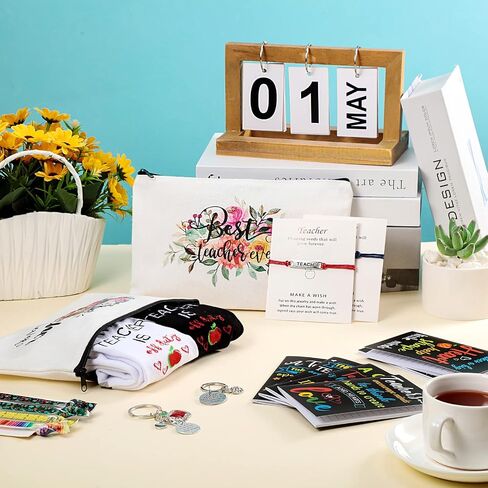 Jetec 36 Pcs Teacher Appreciation Gifts Bulk 2024 Graduation Teacher Gifts Set for Women Thank You Gift for Teacher Birthday Gifts Retirement Gift Back to School Teacher's Day Bulk Gifts in Saudi Arabia