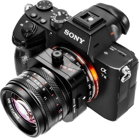 7ARTISANS 50mm F1.4 Tilt Shift APS-C Lens,7 Elements in 6 Groups, 46°Angle of View,De-clicked Aperture Ring,for Sony E Mount Camera A6400 A6300 A6500 A6600 A7R A7RIII A7RIV A7IV A7SIII A9.ect in Saudi Arabia