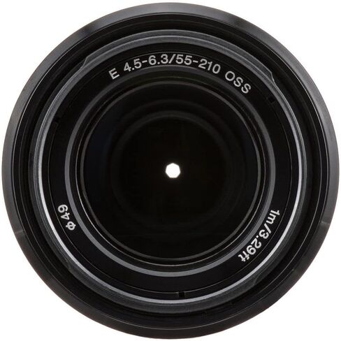 عدسة Sony E مقاس 55-210 مم f/4.5-6.3 OSS (أسود) + مجموعة مرشحات مكونة من 3 قطع + حقيبة ظهر + بطاقة ذاكرة سعة 64 جيجابايت + حامل ثلاثي مرن + محفظة بطاقة الذاكرة + حافظة غطاء العدسة + طقم تنظيف العدسة + حزام اليد - حزمة in Saudi Arabia
