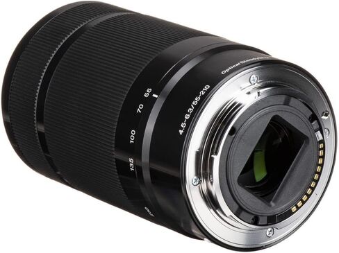 عدسة Sony E مقاس 55-210 مم f/4.5-6.3 OSS (أسود) + مجموعة مرشحات مكونة من 3 قطع + حقيبة ظهر + بطاقة ذاكرة سعة 64 جيجابايت + حامل ثلاثي مرن + محفظة بطاقة الذاكرة + حافظة غطاء العدسة + طقم تنظيف العدسة + حزام اليد - حزمة in Saudi Arabia