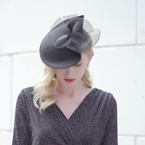 F FADVES 1920s قطع زينة قبعة للنساء الشاي عقال للحفلات ديربي الزفاف شبكة قطع زينة in Kuwait