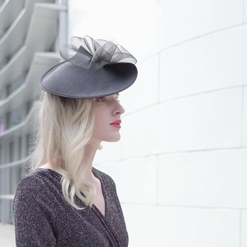 F FADVES 1920s قطع زينة قبعة للنساء الشاي عقال للحفلات ديربي الزفاف شبكة قطع زينة in Kuwait