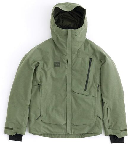 Men's Ski Jacket, Warm Insulated Winter Snow Coat, Lightweight Waterproof Breathable Hooded Jacket with Pockets in Saudi Arabia