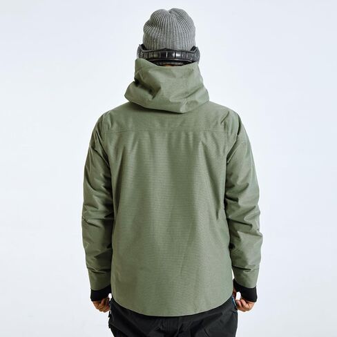 Men's Ski Jacket, Warm Insulated Winter Snow Coat, Lightweight Waterproof Breathable Hooded Jacket with Pockets in Saudi Arabia