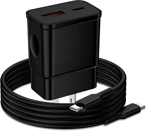 Motorola Charger Fast Android Charger for Motorola Edge Razr Edge 50 Ultra Pro X50, Moto G 2024 G Stylus 5G G Power G Play G Pure 2023 One 5G Ace, 25W 2 Port Type C Phone Charging Block 6FT USBC Cable in Saudi Arabia