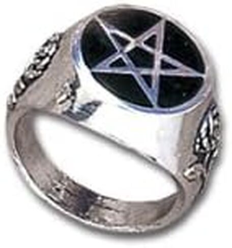 خاتم Roseus Pentagram مقاس W، US 11 من Alchemy Gothic، إنجلترا in Kuwait