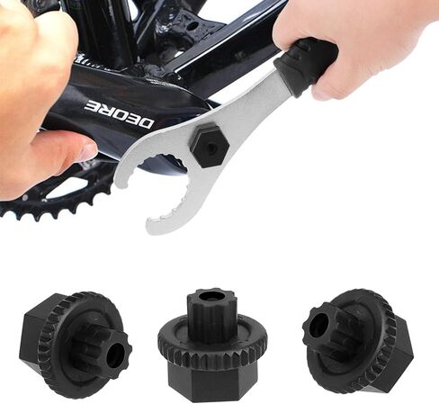 QKURT BB Bottom Bracket Removal Tool, MTB Bike Crank Remover External Cup BB Remove Tool Compatible with Shimano Hollowtech II in Saudi Arabia