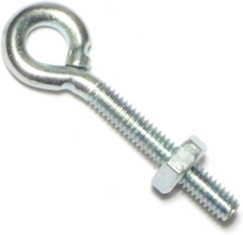 014973239886 Eye Bolts with Nuts, 1/4-20 x 2-5/8, Piece-10, zinc in Saudi Arabia