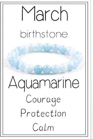 COLORFUL BLING Birthstone Crystal Beads Bracelets Healing Crystal Zodiac Bracelet for Women Girls Natural Stone Chakra Anxiety Relief Zodiac Beaded Bracelets for Birthday Gifts Horoscope Jewelry in Saudi Arabia