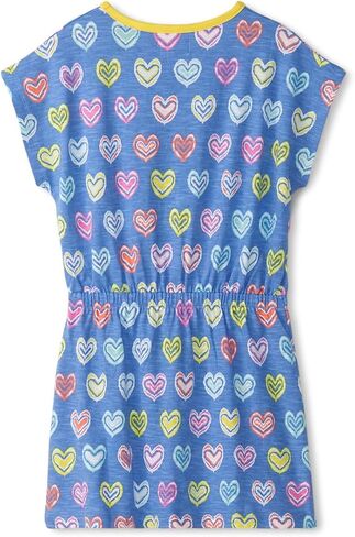 Hatley Girls Tall Shibori Hearts Relaxed Dress (Toddler/Little Big Kid) in Saudi Arabia