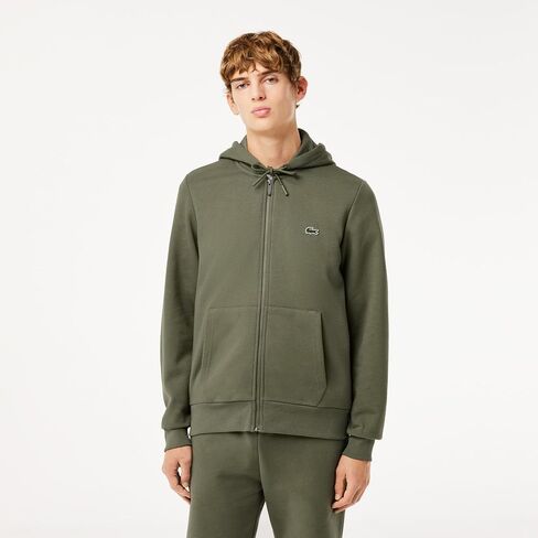 Lacoste Men's Long Sleeve Solid Full Zip Mm in Saudi Arabia