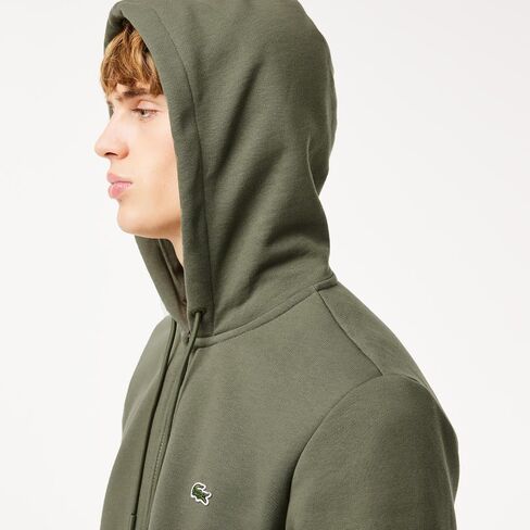 Lacoste Men's Long Sleeve Solid Full Zip Mm in Saudi Arabia