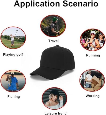 ZH Wholesale Bulk Baseball Caps,24 PC Blank Baseball Caps, Adjustable Back Strap Plain Baseball Cap for Men Women in Kuwait