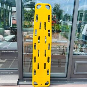 Adjustable CPR Spine Board Stretcher for Patient Transport - Water-Floating, Reusable with Safety Straps - Perfect for First Responders & Emergency Medical Teams (Yellow) in Kuwait