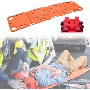 Waterproof Gurney Stretcher - Heavy Du Spine Board for Emerncy First Aid, Backboard Imlizat & Spinal Precauts (Includes Head & Backboard Imlizer) in Kuwait