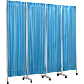 Medical Privacy Screens - 4 Panel Folding & Movable Design for Hospitals & Clinics, Adjustable & Foldable Indoor Divider Screen for Enhanced Patient Privacy in Saudi Arabia
