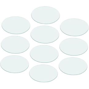 PRETYZOOM 10pcs Round Glass Watch Covers for Beakers Laboratory Experiment Glass Beaker Lids Chemistry Equipment in Kuwait