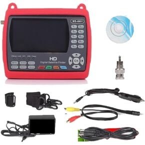 WS-6951 جهاز البحث عن الأقمار الصناعية المحمول Dvb-s2 4.3 بوصة TFT جهاز قياس الأقمار الصناعية DVB-S2 in Kuwait