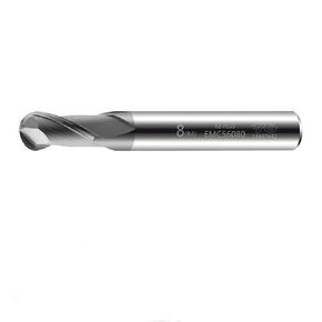 1PCS 2 Flute Cutting HRC55 R0.25 0.5 -R4 5 6 Milling Machining Tungsten Steel Sprial Bit Cutter Ball Nose End Mill(R6X12X24X75) in Kuwait