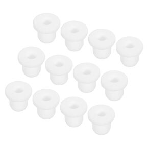 MECCANIXITY 30Pcs t Shape Rubber Grommet Mount Dia 9.5mm ID 7mm H 7mm Black Seal Protection Cable Grommets Flexible for Cable Pipe in Saudi Arabia