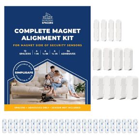 Simplisafe Entry Sensor Adhesive | Mounting Tape for Simplisafe Door, Entry, and Contact Sensors | Easy Mount, No Cutting, Peel and Stick (10 Pack Sensor Magnet Side Only) in Saudi Arabia
