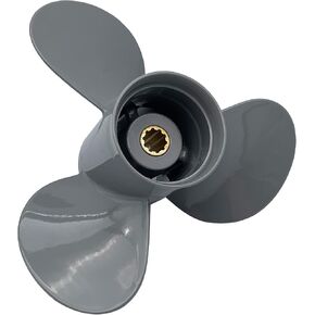 مروحة خارجية من الألومنيوم من فئة OEM ذات 3 شفرات لمحركات هوندا الخارجية 25-30HP 3 بوصة مع 10 أسنان خدد، RH in Kuwait