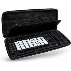MIDI Controller Case, Compatible with Ableton Move and Arturia MicroLab MK3, Built-in Mesh Pocket and Cable Compartment, Fixed Design, Ideal for Travel and Live Performance in Kuwait