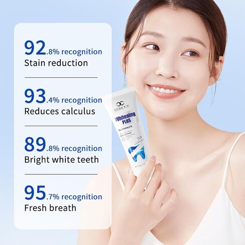 LYDIMOON Teeth Whitening Toothpaste, Appropriate for Sensitive Teeth 4 Oz | Removes Tobacco & Coffee Stains, Freshens Breath, Effectively Whitens Teeth, Suitable For Sensitive Teeth in Kuwait
