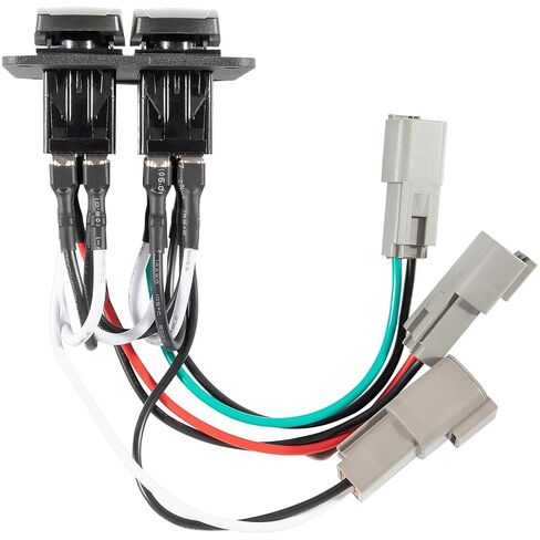 15101-104 9" X 12" Standard Boat Trim Tab Kit, 12V Electric Trim Tabs with Double Rocker Switch Fits for 16-25 ft Boats in Kuwait