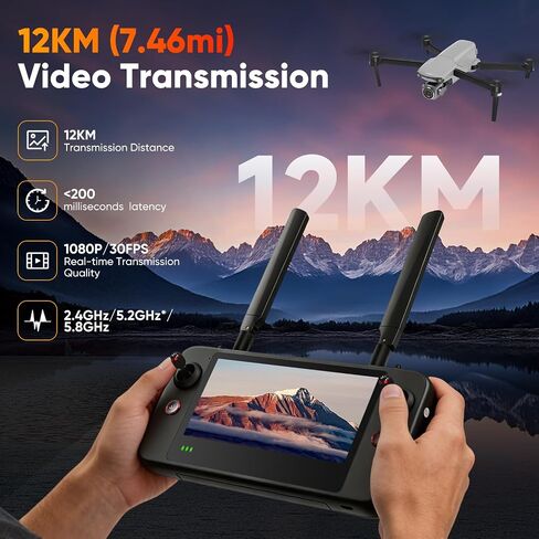2026 Autel Robotics EVO Lite 6K Enterprise Basic Combo, 1’’ CMOS 6K Resolution, 16X Digital Zoom, 40 Minute, AI Target Recognition, 866g, 3-Way Obstacle Sensing, 39370ft (12KM) Transmission in Kuwait