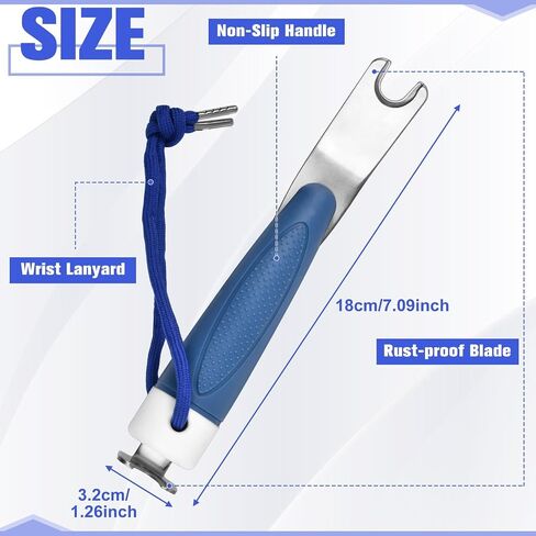 Snap Tool for Boat Canvas Snaps Boat Cover Snap Release Tool with Dual Blades Snaps Removal Tools with Non-Slip Silicone Grip Prevent Canvas from Tearing Designed for Boaters and Anglers in Kuwait